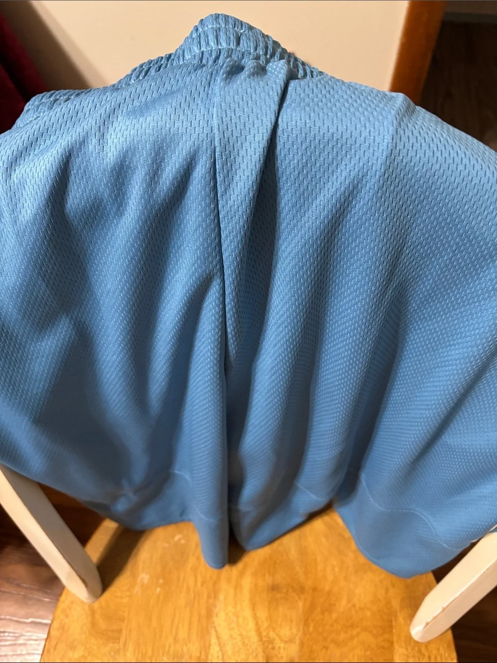 Trek Gear Men’s Blue Athletic Shorts with White Trim
